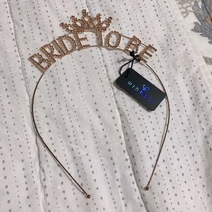 Bride to be headband